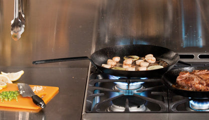 sartén acero al carbono resistente saludable y duradera