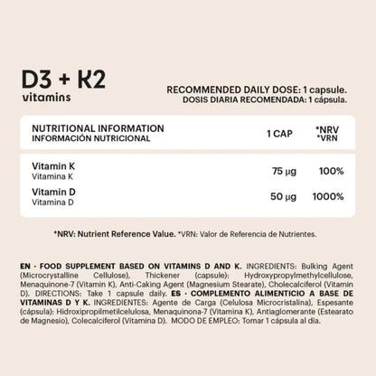 Vitamina D3+K2