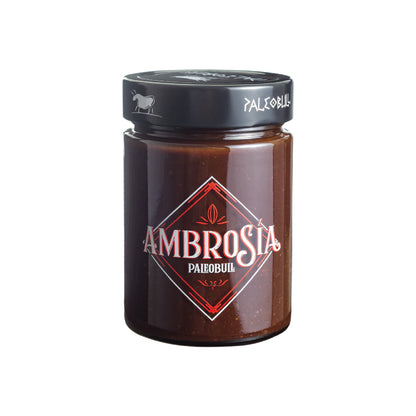 Ambrosía - Crema de datiles, cacao, avellanas y AOVE